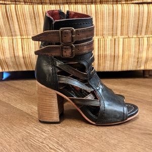 Freebird by Steven Tiara Leather Heels Boots